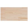 vidaXL Tischplatte 110x60x2,5 cm Massivholz Kiefer Rechteckig