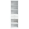 vidaXL Highboard Wei&szlig; 50x42,5x185 cm Holzwerkstoff