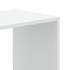 vidaXL B&uuml;cherregal Wei&szlig; 68,5x32x68,5 cm Holzwerkstoff