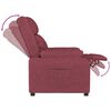 vidaXL Relaxsessel Weinrot Stoff