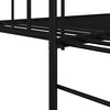 vidaXL Tagesbettrahmen Schwarz 100 x 200 cm Stahl