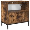 vidaXL Waschbeckenschrank Ger&auml;ucherte Eiche 60,5 x 33,5 x 61 cm