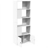 vidaXL B&uuml;cherregal Wei&szlig; 70x36x189 cm Holzwerkstoff