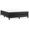 vidaXL Boxspringbettgestell Schwarz 140x200 cm Kunstleder