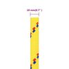 vidaXL Bootsseil Gelb 18 mm 25 m Polypropylen