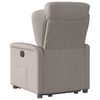 vidaXL Relaxsessel mit Aufstehhilfe Elektrisch Taupe Stoff