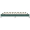 vidaXL Bettgestell ohne Matratze Dunkelgr&uuml;n 180x210 cm Samt