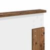 vidaXL Bettrahmen Altholz 135 x 190 cm Massives Kiefernholz