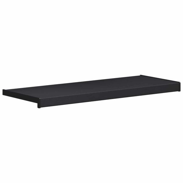 vidaXL Fensterbank Anthrazit mit Holzmaserung 80 x 35 x 4,5 cm PVC