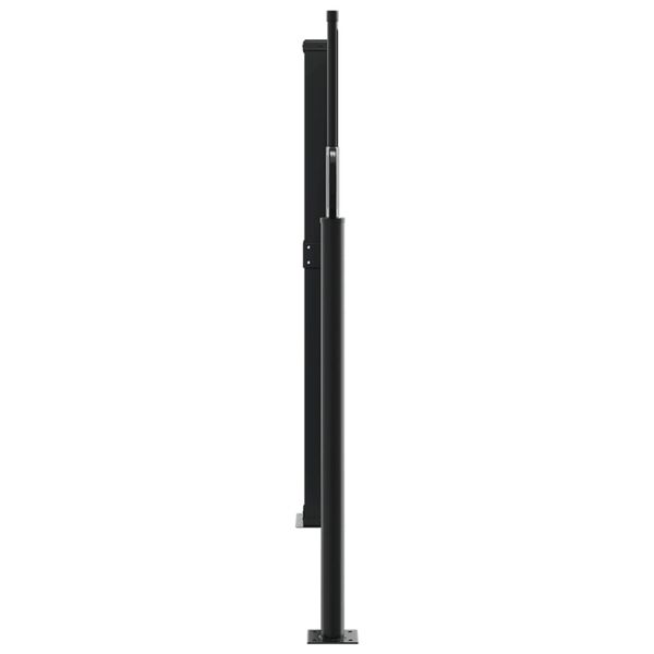 vidaXL Seitenmarkise Ausziehbar Creme 140x1200 cm