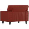 vidaXL Sessel Weinrot 60 cm Kunstleder