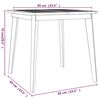 vidaXL Gartentisch 85x85x75 cm Massivholz Akazie