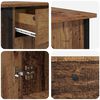 vidaXL Schreibtisch Altholz 141 x 141 x 75 cm Holzwerkstoff