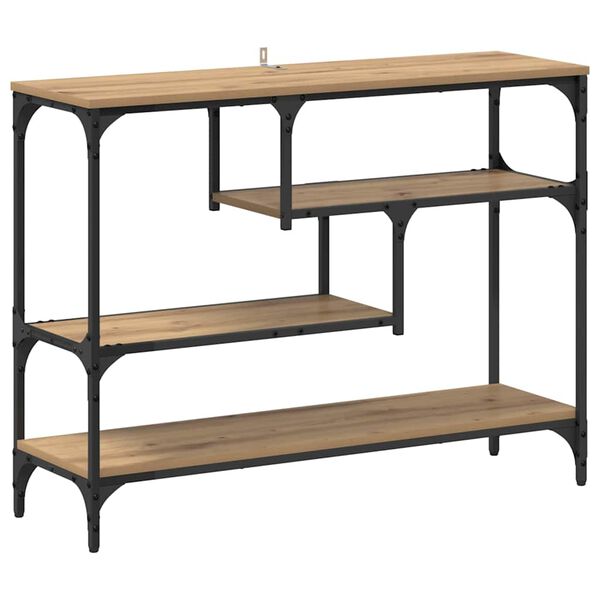 vidaXL Konsolentisch Artisan-Eiche 100 x 30 x 75 cm Holzwerkstoff