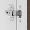 vidaXL K&uuml;chen-H&auml;ngeschrank mit Glast&uuml;r Porto Braun Eichen-Optik