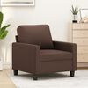 vidaXL Sessel Braun 60 cm Kunstleder