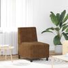 vidaXL Modulares Sofa ohne Armlehnen Dunkelgrau 55 cm Wildlederimitat