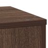 vidaXL Pflanzenst&auml;nder Eichen-Optik 33x33x100 cm Holzwerkstoff