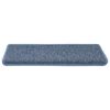 vidaXL Treppenmatten Selbstklebend Sisal-Optik 15 Stk. 65x21x4 cm Blau