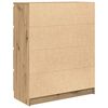 vidaXL Sideboard Artisan-Eiche 80x35x99 cm Holzwerkstoff