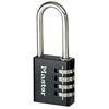 Master Lock Kombinations-Vorh&auml;ngeschloss Aluminium Schwarz 40 mm 7640EURDBLKLH
