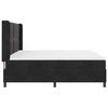 vidaXL Boxspringbett mit Matratze mit LED Schwarz 200 x 200 cm Samt