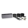 LECHUZA Pflanzgef&auml;&szlig; TRIO Stone 30 ALL-IN-ONE Steingrau