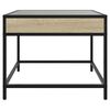 vidaXL Couchtisch mit Infinity-LED Sonoma-Eiche 70x50x41 cm