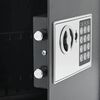 vidaXL Digitaler Safe mit Schloss Dunkelgrau 30 x 10 x 36,5 cm Stahl