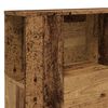 vidaXL Kopfteil mit Stauraum Altholz-Optik 140x18,5x102,5 cm