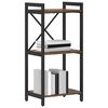 vidaXL B&uuml;cherregal Ger&auml;ucherte Eiche 40 x 30 x 85 cm Holzwerkstoff