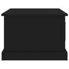 vidaXL Couchtisch Schwarz 50x50x35 cm Holzwerkstoff