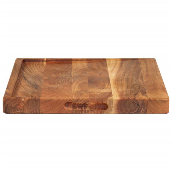 vidaXL Schneidebrett 52x38x3,5 cm Massivholz Akazie
