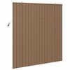 vidaXL Rollo mit Vorh&auml;ngen Braun 140 x 160 cm Bambus