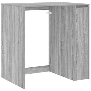 vidaXL Waschmaschinen-Schrank mit T&uuml;r Graues Sonoma 87 x 60 x 89 cm