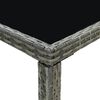 vidaXL 5-tlg. Gartenbar-Set mit Kissen Poly Rattan Grau