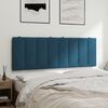 vidaXL Kopfteil-Kissen "Hanko" Blau 120 cm Samt