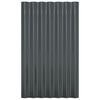 vidaXL Dachpaneele 12 Stk Verzinkter Stahl Anthrazit 60x36 cm