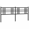 vidaXL Ersatz-Kopfteil Metall Schwarz 193 cm