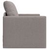 vidaXL Schlafsofa 60cm Taupe Stoff