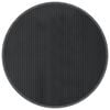 vidaXL Teppich Rund Grau 80 cm Bambus