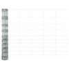 vidaXL Zaun mit Pfosten Silber 1,2 x 25 m Stahl