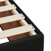 vidaXL Boxspringbett mit Matratze Schwarz 90x200 cm Samt