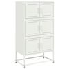 vidaXL Sideboard Wei&szlig; 68,5x38,5x123,5 cm Stahl