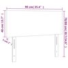 vidaXL Kopfteil Hellgrau 90x5x78/88 cm Stoff
