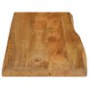 vidaXL Tischplatte mit Baumkante 90x40x2,5 cm Massivholz Mango