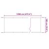 vidaXL Senkrechtmarkise Anthrazit 180x1200 cm Oxford-Gewebe