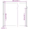 vidaXL Seitenmarkise Ausziehbar Blau 200x600 cm