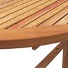 vidaXL 7-tlg. Garten-Essgruppe Massivholz Akazie und Textilene