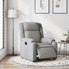 vidaXL Relaxsessel Elektrisch Hellgrau Stoff